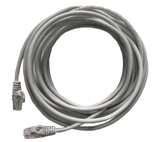 Патчкорд UTP 25 м X-Line, CAT5е, серый, литой, LSZH